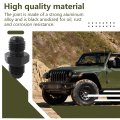 2pcs 6an To Male Flare Coupler Union Straight Fuel Hose Adapter Fitting Universal Fit