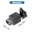 X Autohaux Stop Lamp Switch Stoplight Assembly For Hyundai Elantra 2014-2020 Plastic Metal Black White Gray