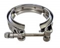Lower Turbo Downpipe Exhaust V-band Clamp For 6 6l 2001-2015 Lb7-lml Duramax 