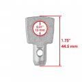 Caltric 2 Deck Trunnion W Spring Compatible With Husqvarna Lth140 Lth145 Lth1542 Lth1742 532-175-689