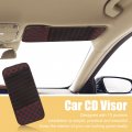 Uxcell Car Interior Sun Visor 10 Disc Cd Dvd Case Wallet Storage Holder Organizer