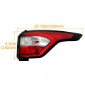 Hecasa Tail Light Compatible With 2017-2019 Ford Escape Kuga Replacement For Gj5z-13404-c Outer Brake Lamp Clear Lens Passenger