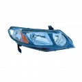 Passenger Side Headlight Assembly For 2009 2010 2011 Honda Civic Fits 33101-snc-a01 And Partslink Ho2503127 Halogen Clear Lens 
