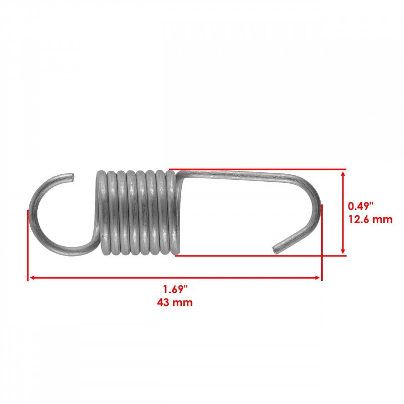 Caltric Muffler Extrension Spring For Polaris