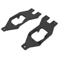 Fog Light Brackets For 1999-2004 Ford Excursion F250 F350 F450 F550 Super Duty Black Lamp Trim Bezel Pair Mo-4896