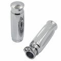 Smt-custom Hand Grips Compatible With 7 8 22mm Handlebar Sports Bikes Chrome B0766y65p1