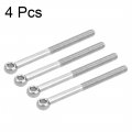 Uxcell M8 X 100mm 304 Stainless Steel Machine Shoulder Lift Eye Bolt Rigging 4pcs