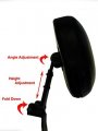 Studded Round Fully Adjustable Driver S Backrest For 08 Yamaha Raider