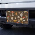 Graphics More Mushroom Fungi Fungus Pattern Novelty Metal Vanity Tag License Plate