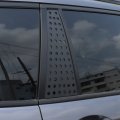 Tumukiw 2pcs Car Window Pillar Post Trim Compatible With Honda Pilot 2016-2022 Rear Door Cover Aluminum Alloy