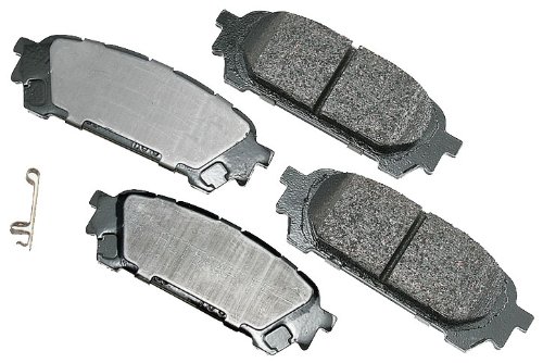 Ceramic Disc Brake Pad Kit For Rear Position Act1004 Grey Color