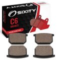 Sixity C6 Front Ceramic Brake Pads For Suzuki Gs650g Gx Gz Gd 1981-1983 Complete Set 