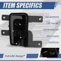 Auto Dynasty L-led Drl Front Bumper Driving Fog Light Lamps With Adapter And Wiring Harness Compatible Chevy Silverado 1500