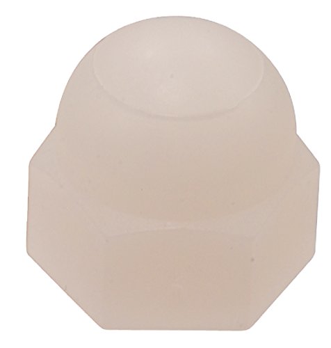 White Nylon Acorn Cap Nuts For Bolts 1 4-20 Coarse Thread 15 Pack Non Conductive And Rust Proof Protective Domed Nut Fasteners