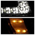 Acanii For Halogen Type 2015-2023 Chrysler 300 Black Bezel Led Drl Projector Headlight Headlamp Passenger Side