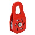 10t Winch Recovery Snatch Block Heavy Duty Pulley Increase Force For Utv Atv Suv Pickup Off Road Zinc Plated Powder Coated Red