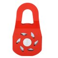 10t Winch Recovery Snatch Block Heavy Duty Pulley Increase Force For Utv Atv Suv Pickup Off Road Zinc Plated Powder Coated Red