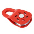 10t Winch Recovery Snatch Block Heavy Duty Pulley Increase Force For Utv Atv Suv Pickup Off Road Zinc Plated Powder Coated Red