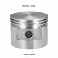 Uxcell Air Compressor Engine Piston Aluminum Alloy 80mm Dia 62mm Height With 15mm Bore