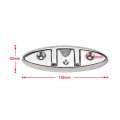 Zcargel Boat Folding Cleat 316 Stainless Steel Retractable Mooring 5 Inch 6 For Marine Kayak Dock