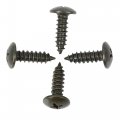 X Autohaux 50 Sets 4 8x16mm U Clip Screw Assortment Car Clips Fasteners With Screws For Bumper Dash Door Panel Interior Army
