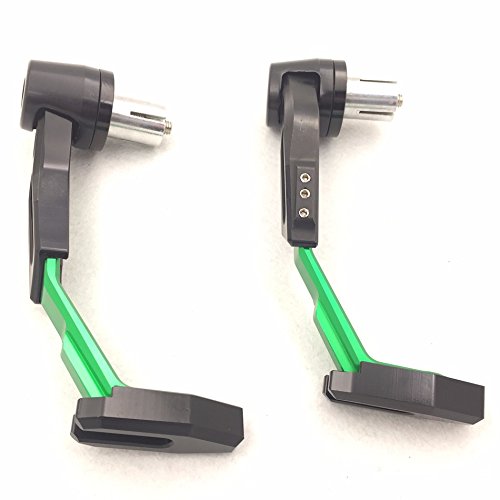 Adjustable Brake And Clutch Lever Guard Protectors Green Black Cnc 22mm For Suzuki Gsx Gsxr Hayabusa Kawasaki Ninja Aprilia 7 8