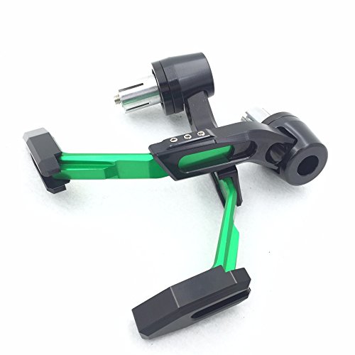 Adjustable Brake And Clutch Lever Guard Protectors Green Black Cnc 22mm For Suzuki Gsx Gsxr Hayabusa Kawasaki Ninja Aprilia 7 8