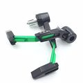 Adjustable Brake And Clutch Lever Guard Protectors Green Black Cnc 22mm For Suzuki Gsx Gsxr Hayabusa Kawasaki Ninja Aprilia 7 8