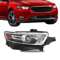 Passenger Side Gray Housing Replacement For Taurus 2013-2014 With Clear Lens Halogen Headlight Assembly Dg1z13008a 