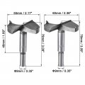 Uxcell Forstner Wood Boring Drill Bits 55mm 60mm Dia Hole Saw Carbide Alloy Steel Tip Round Shank Cutting For Hinge Plywood