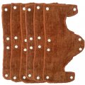 Big Brown Hard Hat Sweatband Reusable Washable Terry Cotton Liner Snap On 6 Pcs Per Pack 
