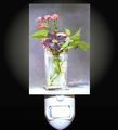 Clematis In A Crystal Vase By Manet Decorative Night Light 