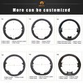 Mewant Customized Black Genuine Leather Car Steering Wheel Cover For Toyota Rav4 2003-2005 Corolla 2001 Lexus Is200 300