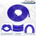 X Autohaux 1 Set Silicone Vacuum Tubing Hose 300cm 8mm Id Engine Automotive Line Blue
