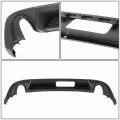 Vw1195120 Factory Style Rear Lower Bumper Valance Air Deflector Compatible With Vw Gti 2018-2020 Textured Black