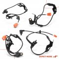 A-premium Abs Wheel Speed Sensor Compatible With Honda Models Civic 2003 2004 2005 1 7l Coupe Sedan Front And Rear Side 4-pc