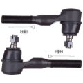2-piece Fit For 1991-2001 Jeep Cherokee Comanche Grand Tj Wrangler 2 Front Tie Rod End 