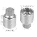 X Autohaux Wheel Lock Lug Nut Anti Theft Screw Removal Socket Key Replacement For Audi A4l A5 A6l Q2l Q5 Q7 A8