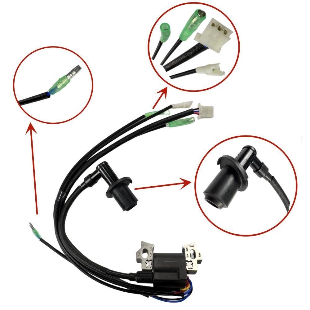 7 Wire Ignition Coil With Sensor Connector For Predator 3500 Watts Super Quiet Inverter Generator Co Secure