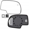 Ocpty Passenger Side Mirror Glass Smooth Heating Replacement For 2003-2006 Cadillac Escalade Esv 2002-2006 Chevrolet Avalanche