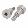 Uxcell 10pcs 304 Stainless Steel Hex Socket Shoulder Bolt 8mm Dia 10mm Length M6 Thread
