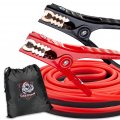 Cartman 4 Gauge 20 Feet Jumper Cables Automotive Booster With Carry Bag For Car Suv And Pickup Trucks 