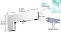 Crl Ph40ps Polished Stainless Sidelite Transom Patch With Int300 Insert 