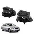 Front Bumper Bracket For 2012-2019 Nissan Versa Versa Note Replace G51159kkma G51149kkma Ni1066142 Ni1067142 Mounting Steel 