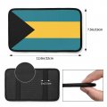 Bahamas Flag Car Armrest Cover Auto Center Console Pad Soft Cushion Handrail Box Universal Decoration