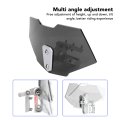 Motorcycle Extension Acrylic Adjustable Clamp Holder On Windscreen For Enhanced Comfort Heightened Deflector All Motorcycles