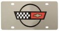 Novelty License Plate For Showroom Floor Or Automotive Show Display Corvette C4 Years 1984-1996 Stainless Steel With Laser Cut 