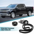 Uxcell Serpentine Drive Belt Tensioner Pulley Assembly With For Chevrolet Silverado Suburban Tahoe Gmc Sierra Yukon Cadillac