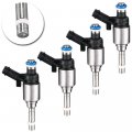 Set 4x Fuel Injectors For Audi A4 A3 A5 Tt Vw T5 Eos Cc 2 0l Turbo 0261500076