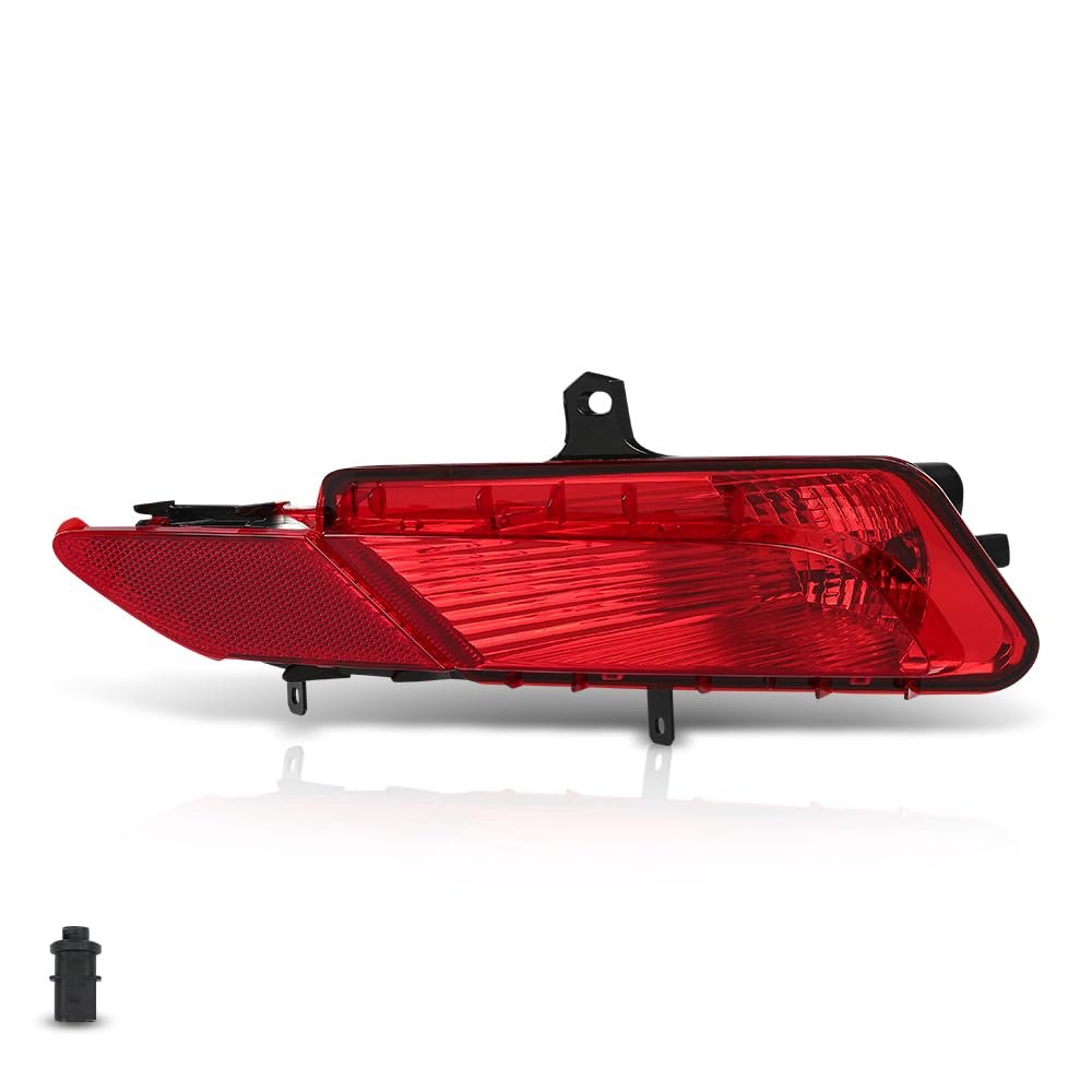Rear Right Bumper Reflector Fog Light Brake Tail W O Bulb 1 Pc For Volvo Xc60 2014 2015 2016 2017 31353286 Red